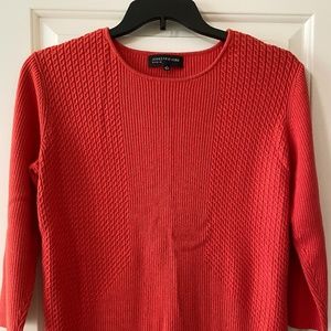 Jones New York cable sweater long sleeve